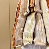 Centerpiece, Italian "corn" slip, mid-19th century
