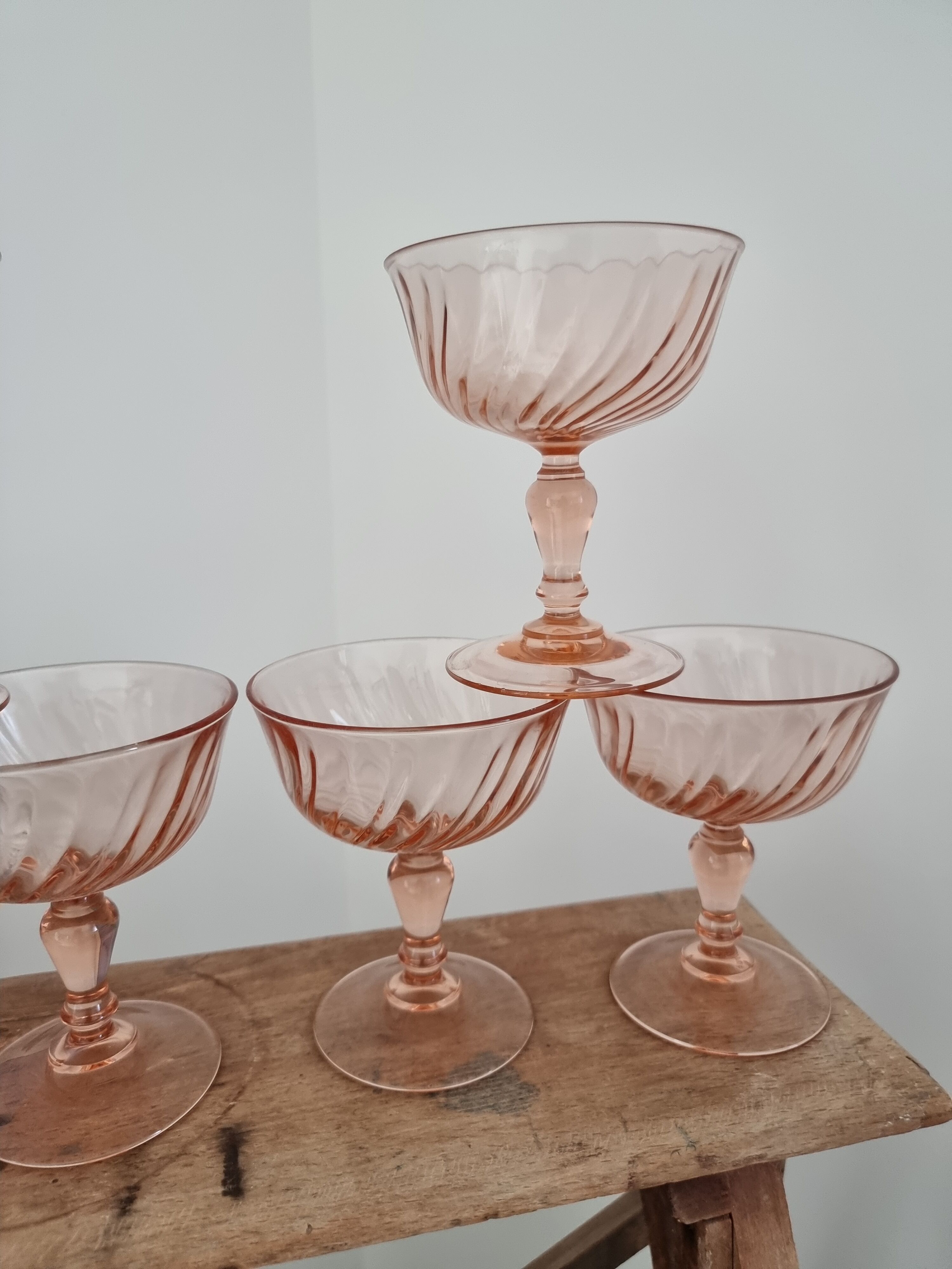 Ensemble de 6 coupes à champagne