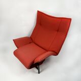 Chaise de véranda vintage rouge par Vico Magistretti