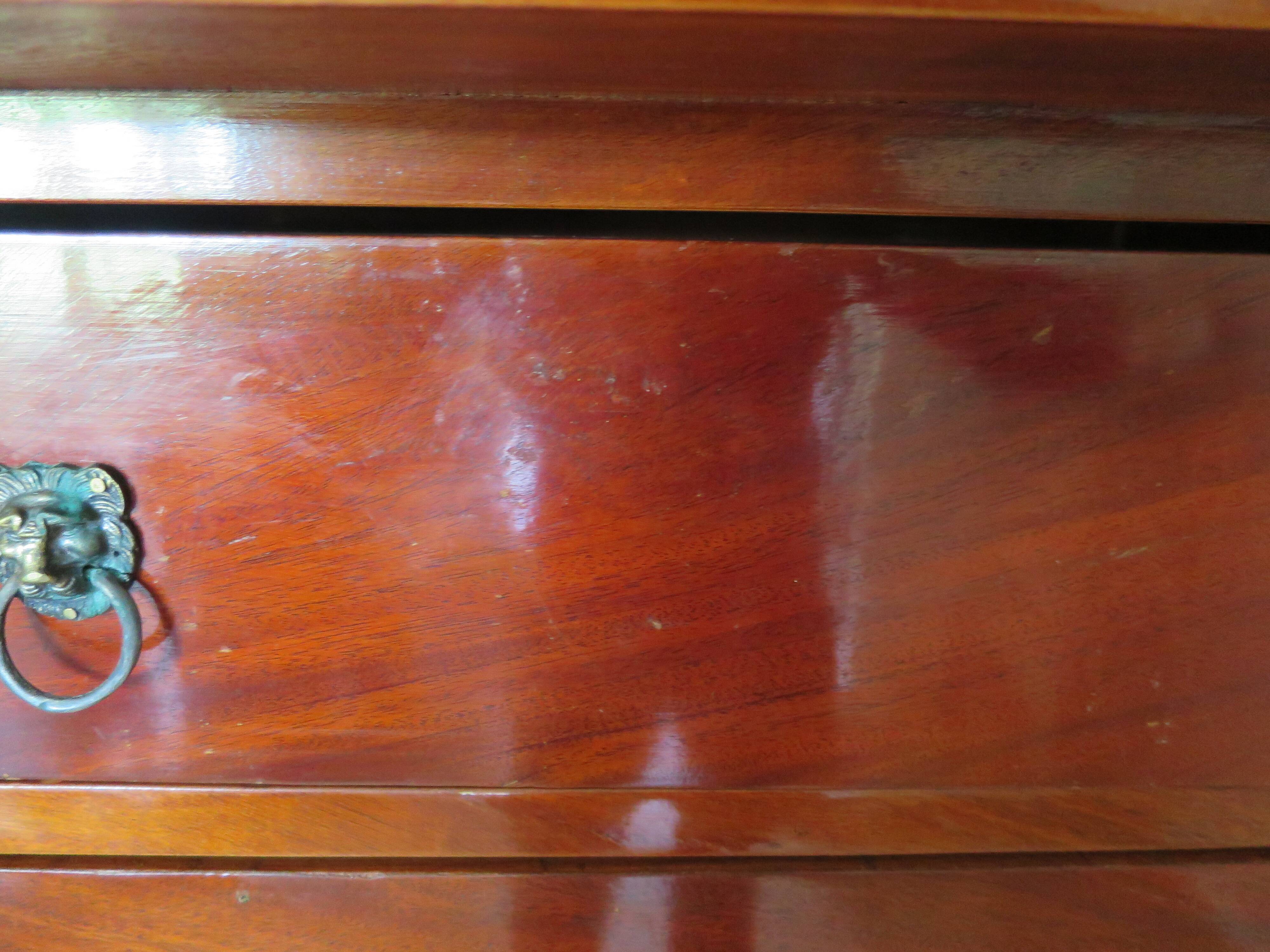 Antique Weekly Planner/Empire Style Commode-Caryatid-Patinated Bronze - 1950