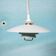 Vintage Scandinavian bowl lamp, minimalist mid-century pendant.