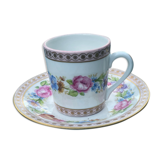 Ancienne tasse en porcelaine de Couleuvre