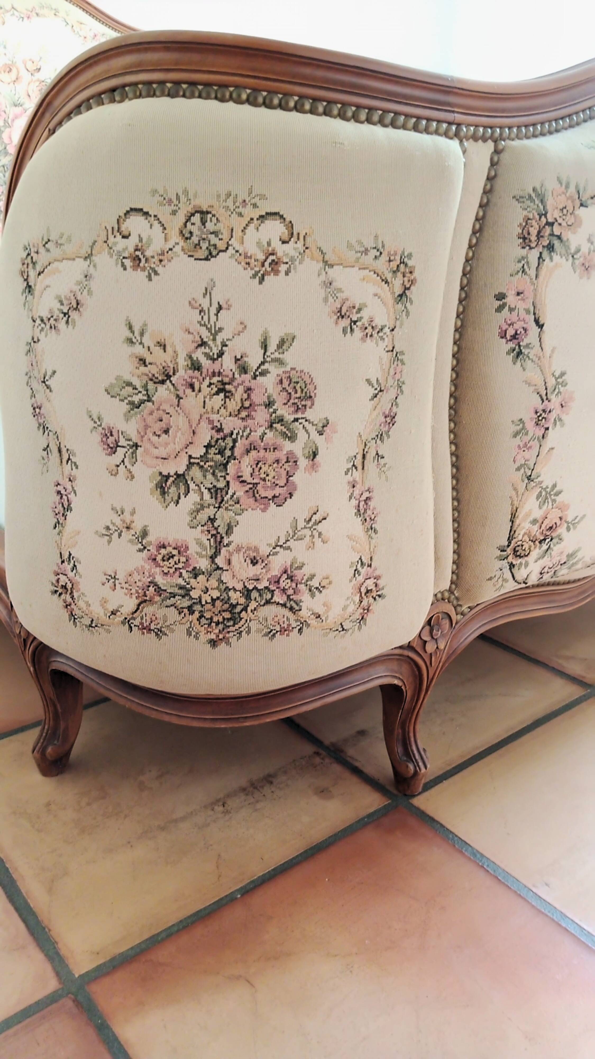 Lit corbeille style Louis XV
