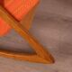 Rocking chair vintage 1960s danish