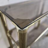 Vintage “gold” console table / side table / shelf