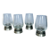 Vintage wine glasses/tins: mid-century modern tableware