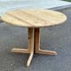 Table à manger ronde décapée extensible style Rainer Daumiller Hirtshal 146