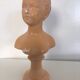 Bust plaster Louise Brongniart after Houdon