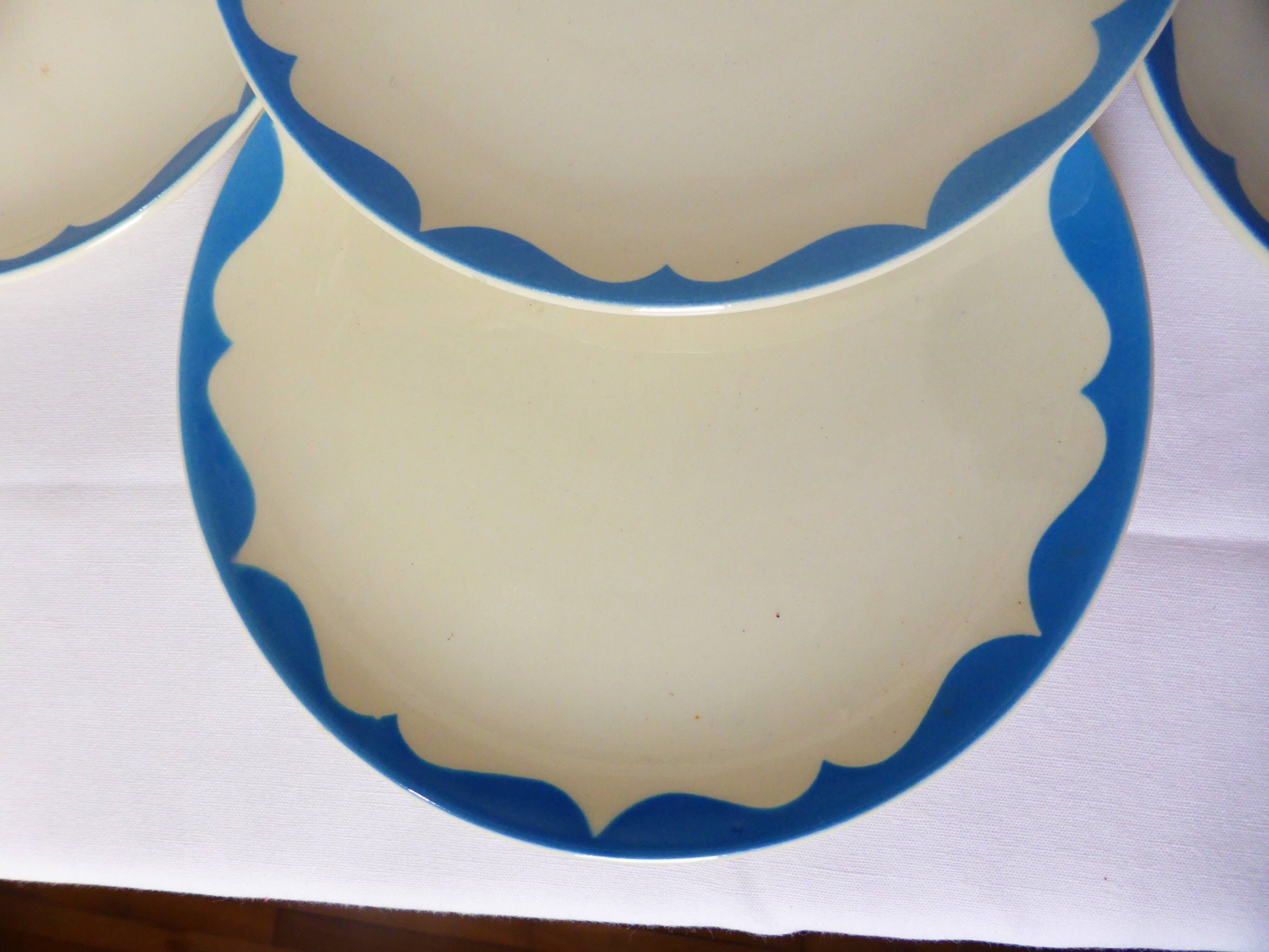 5 dessert plates from Gien model Catherine 220552