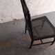 Black lacquered chair, faux bamboo, Chippendale, Jonathan Adler