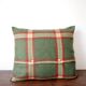 Housse de coussin tartan