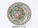 Vintage handmade Japanese plate in porcelain, hand-decorated.