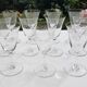 Set of 11 crystal wine glasses 1930s