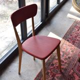Series of red chairs
