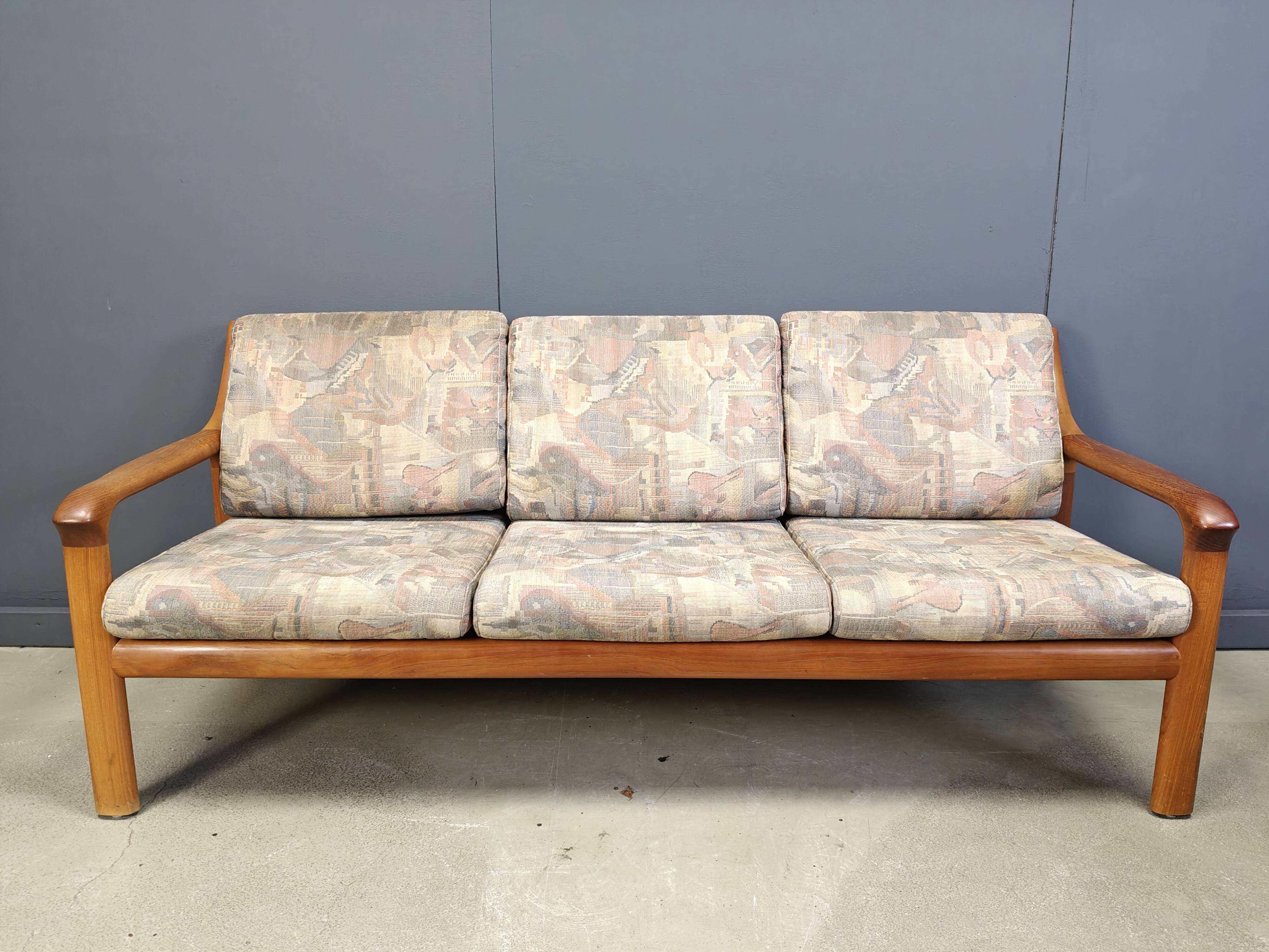 Mid century scandinavian sofa set, 1970s