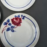 Lot d'assiettes dépareillées anciennes estampillées
