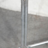 Console stainless glass italy 1970