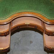 Military Campaign Kidney Desk Regency by Gillow's of Lancaster with Brass Gallery