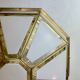 Hollywood Regency, Brass, Ceiling Lamp by Deknudt, Belgium, 1980s