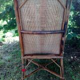 Wicker armchair from the 50s