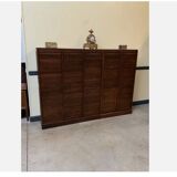 Antique Art Deco roller shutter archive cabinet