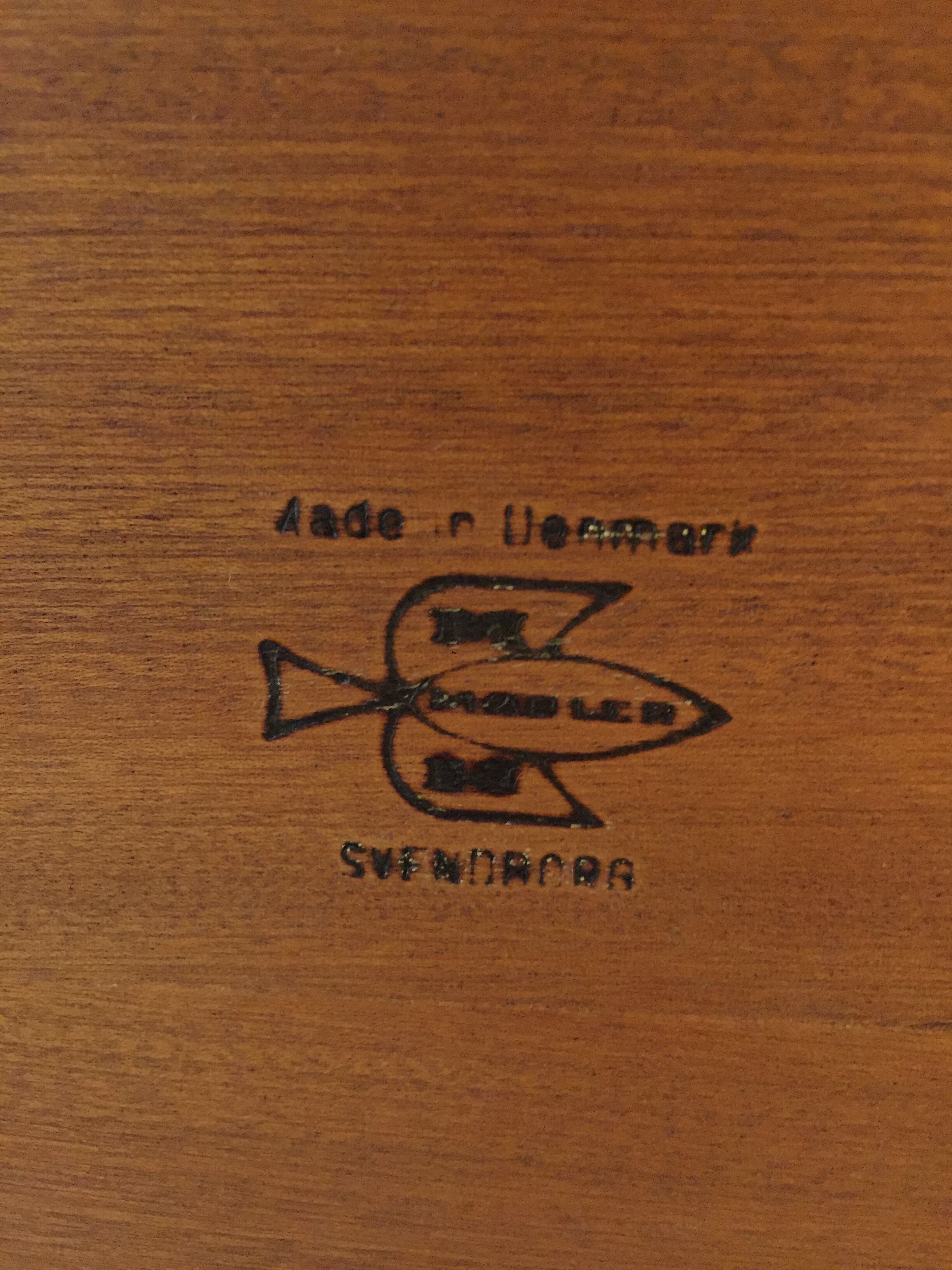 Danish extendable serving cart in palissander midcentury 1960s