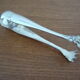 Silver lion's paw sugar clamp (2 punches)