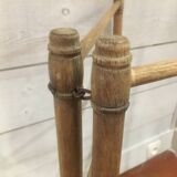 Wooden towel rack