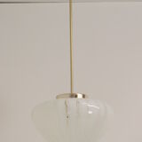 Mid-century Glass Pendant,Czechoslovakia,1970's.