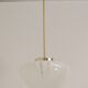 Mid-century Glass Pendant,Czechoslovakia,1970's.