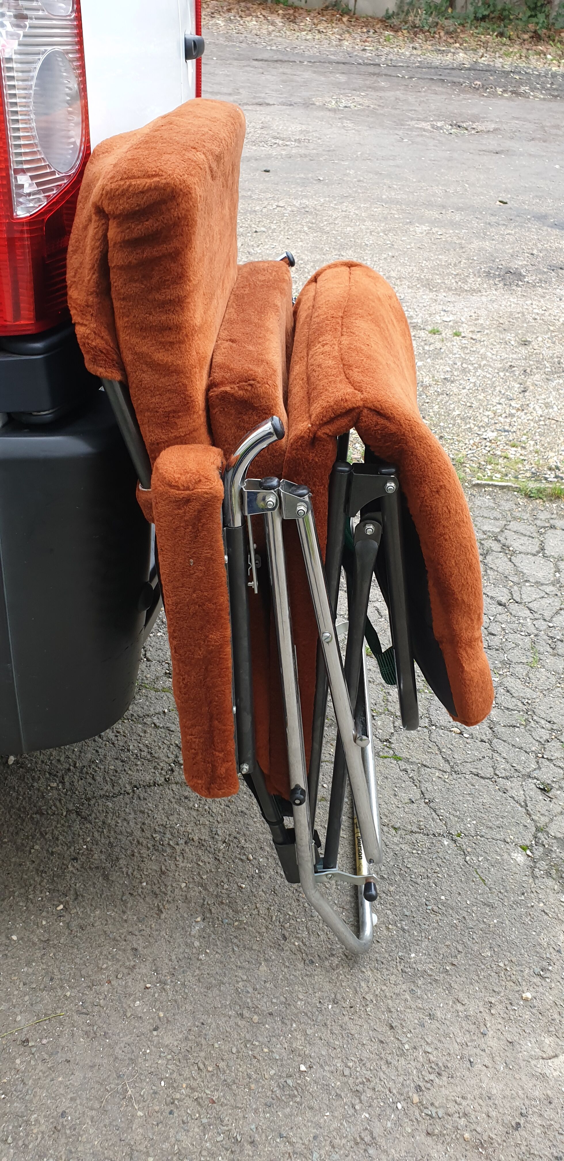 Vintage Folding Armchair by Pierson