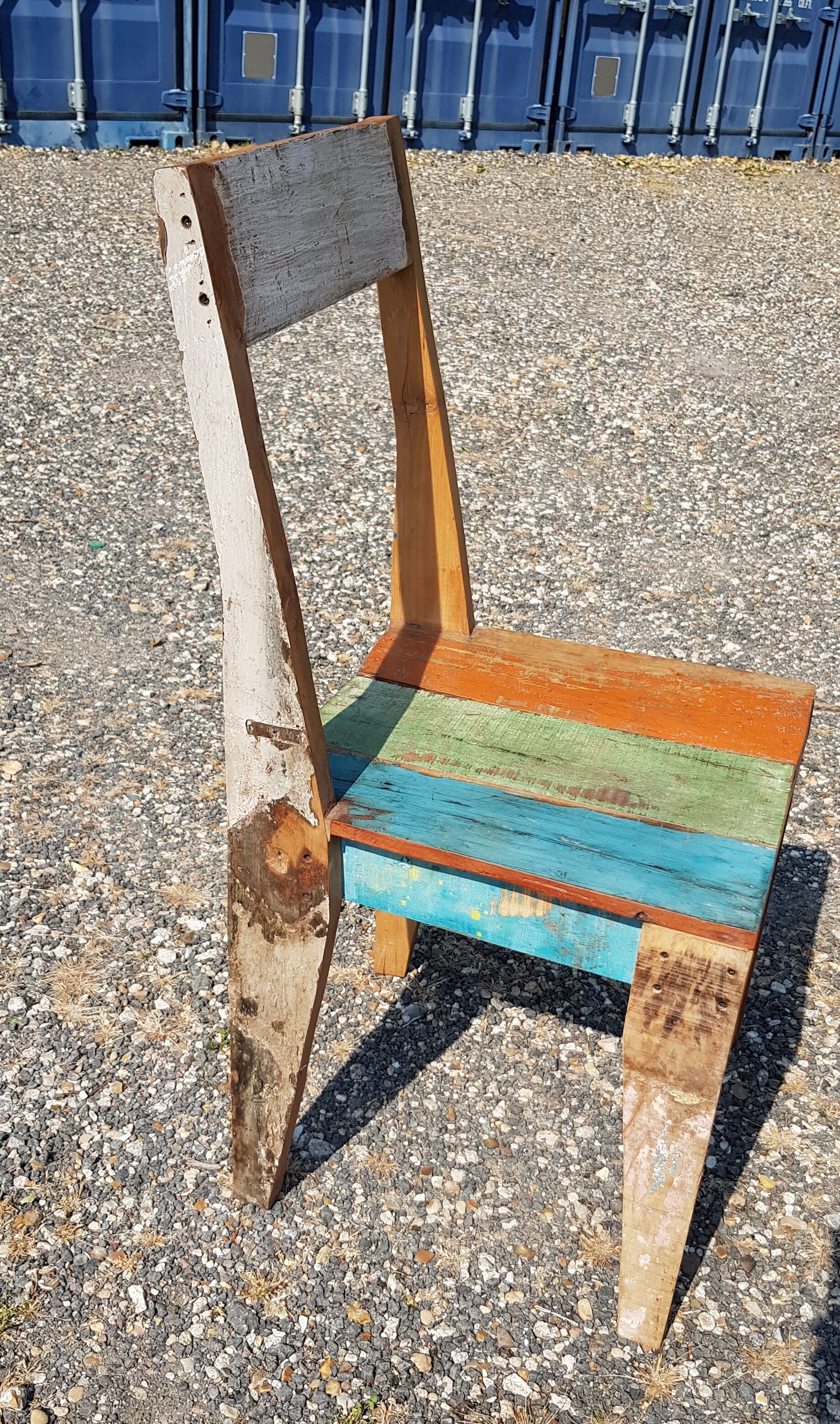 Teak table with 6 chairs
