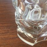 Moulded glass vase, "Windsor" Luminarc model, 70s