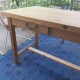Vintage pine convent table