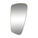 Vintage gold rockabilly wall mirror