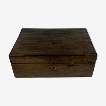 Boîte de rangement en bois , vintage