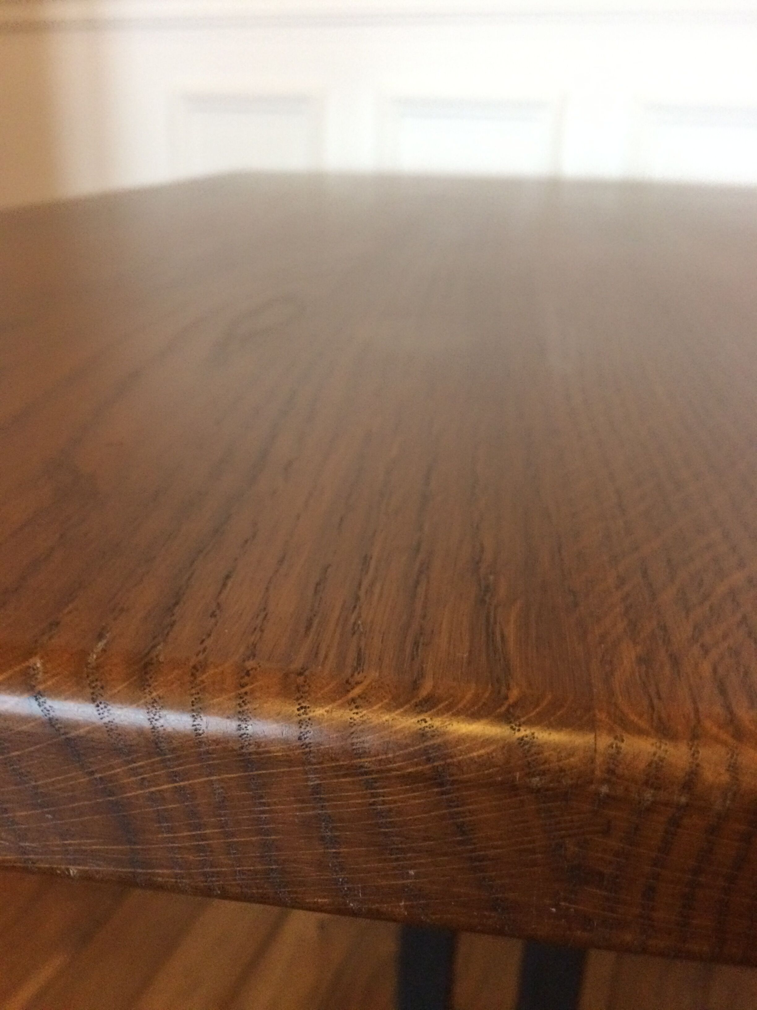 Metal and wood dining table