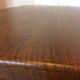 Metal and wood dining table