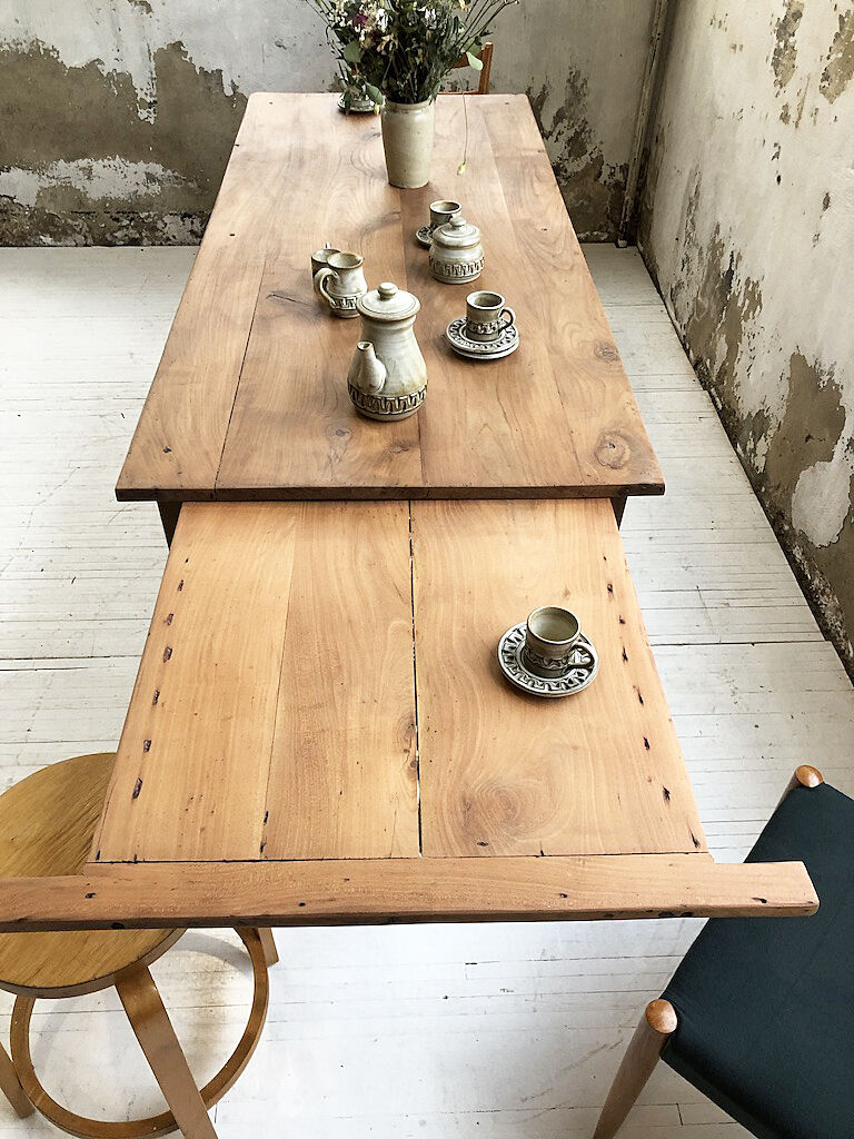 Cherry farm table - lengthening 2m30