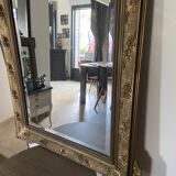 Old pedimented mirror 19th century