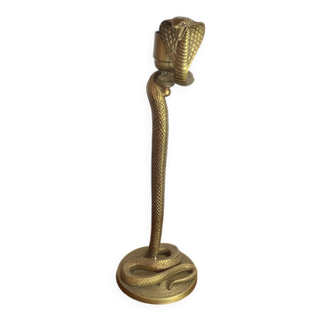 Cobra lamp in bronze