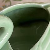 Almond green ceramic swan