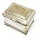 Eclectic sugar bowl, silver-plated brass, Bracia Buch, Poland, early 20th century