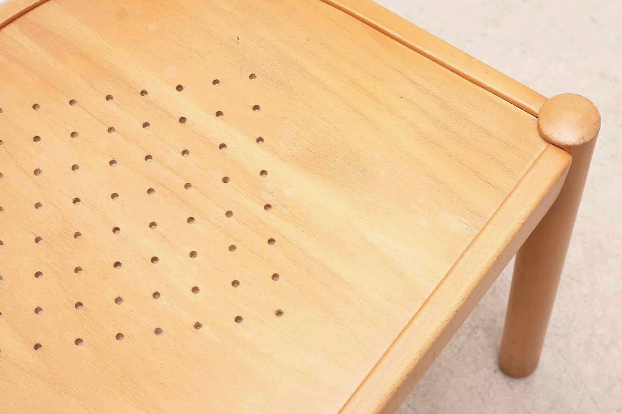 Vintage bistro chair in beech stain