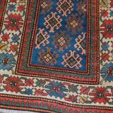 Handmade antique Armenian Gandzak rug 97cm x 244cm 1880s