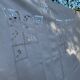Hand-made linen tablecloth for reception