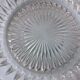 Bowl or glass dish with a metal rim