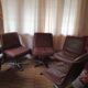 Set of four leather chairs Wilkhahn Germany design 1981