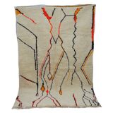 Handmade moroccan berber carpet 256 x 154 cm