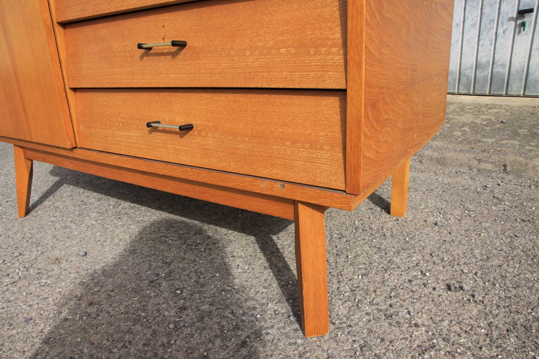 Vintage wardrobe compass feet